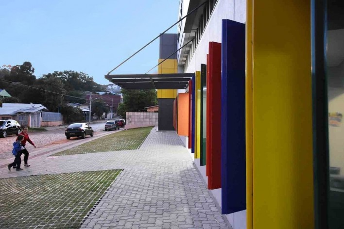 Escola Vila Luiza, Passo Fundo RS, arquiteta Karine Knob<br />Foto Alex Borgman  [Karine Knob]