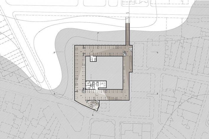 Readequação para o Pateo do Colégio, planta geral, cota 739, São Paulo SP Brasil, 2013. Arquiteto Pedro Mendes da Rocha/ Arte 3 Arquitetura<br />Imagem divulgação  [Acervo Arte 3 Arquitetura]