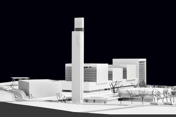 Maquete de estudo<br />Imagem dos autores do projeto 