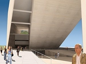 Perspectiva externa<br />Imagem dos autores do projeto 