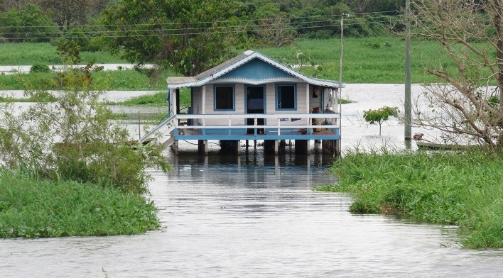 Margem do Rio Amazonas<br />Foto Eduardo Oliveira Soares, julho 2019 