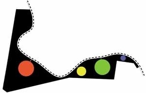Plano diretor do complexo (diagrama geral)<br />Imagem dos autores do projeto 