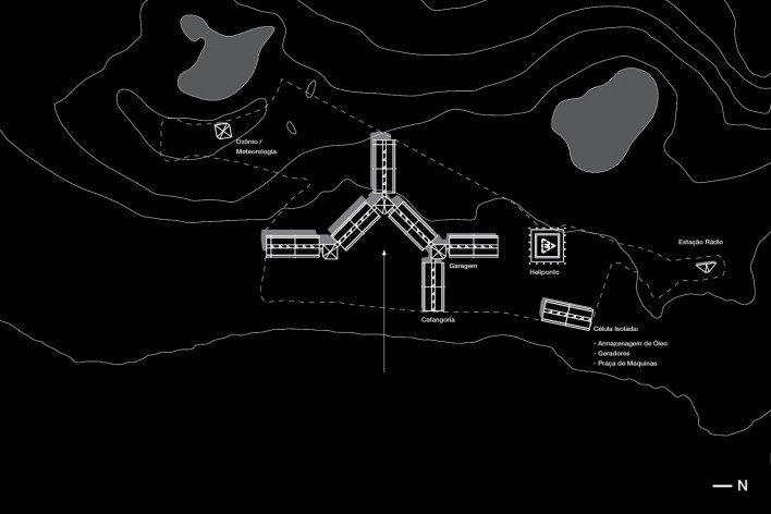 Implantação - Estação Antártica Comandante Ferraz [divulgação]