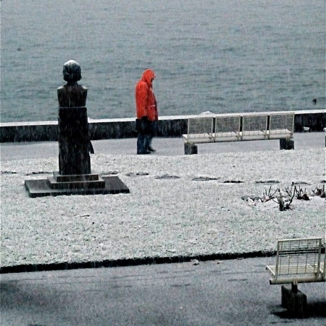 Paisagem gelada, Vevey, Suíça<br />Foto Roberto Abramovich 
