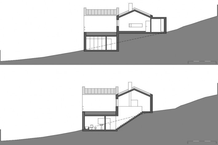 Casa no Figueiral, cortes, Alcobaça, Portugal. Arquiteto Pedro Fonseca Jorge