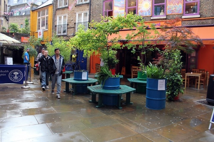 Neal’s Yard, Covent Garden, Londres<br />Foto Vanessa Goulart Dorneles 