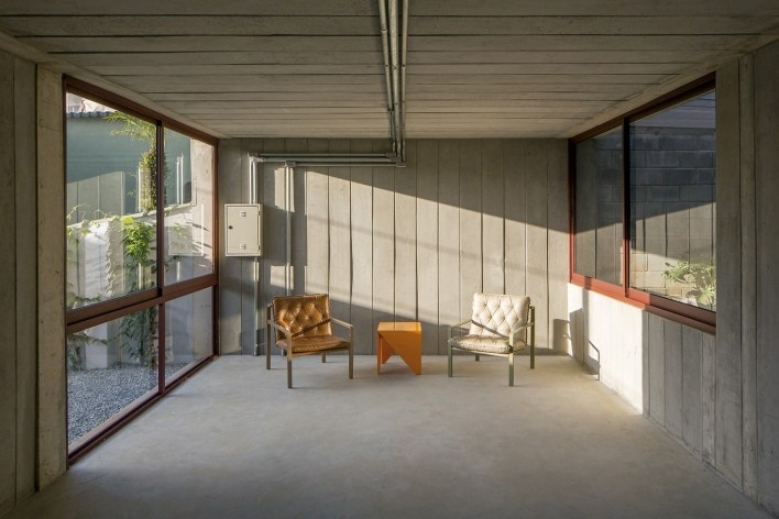Estúdio Madalena, ambiente interno, São Paulo, 2015. Apiacás Arquitetos<br />Foto Leonardo Finotti 