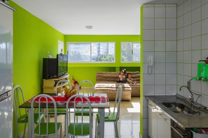 Conjunto Habitacional do Jardim Edite, MMBB & H+F<br />Foto Nelson Kon 