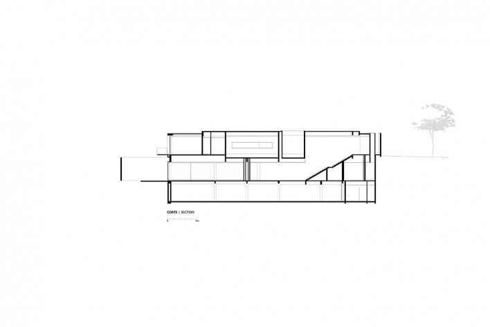 Instituto Ling, section, Porto Alegre RS Brasil, 2014. Architect Isay Weinfeld (author)<br />Imagem divulgação / disclosure image  [Isay Weinfeld]