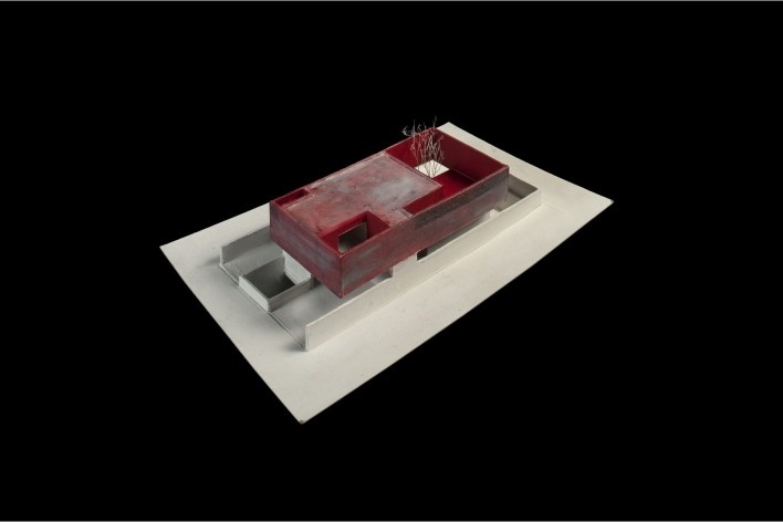 Maquete física Casa no Juso. Projeto ARX Portugal + Stefano Riva, 2011<br />divulgação 