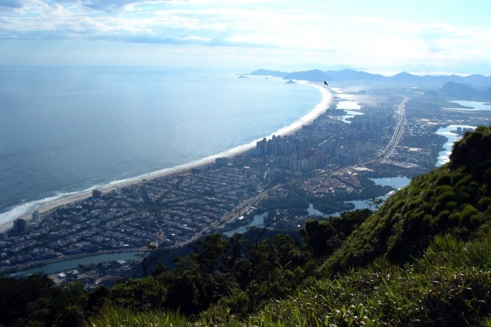 Barra de Tijuca, Rio de Janeiro, vista a partir do Morro dos Dois Irmãos<br />Foto Daniela Ortiz 