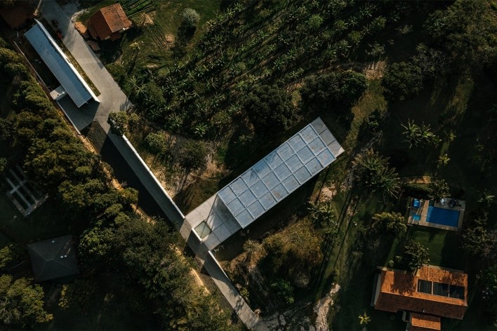Pavilhão da Agrofloresta, Porto Feliz SP, 2023. Arquiteto Felipe SS Rodrigues (autor)<br />Foto Fran Parente 