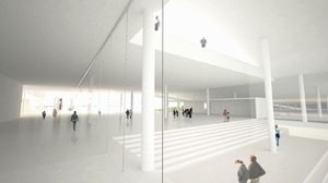 Perspectiva interna <br />Imagem do autor do projeto 