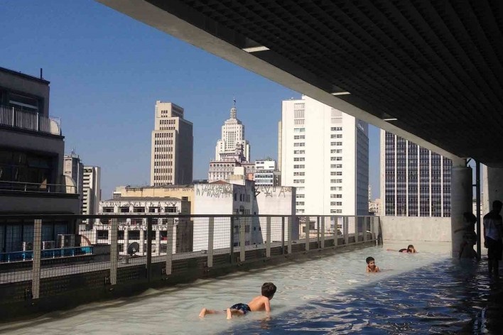 Sesc 24 de Maio, São Paulo. Arquiteto Paulo Mendes da Rocha + MMBB Arquitetos<br />Foto Felipe Rodrigues 