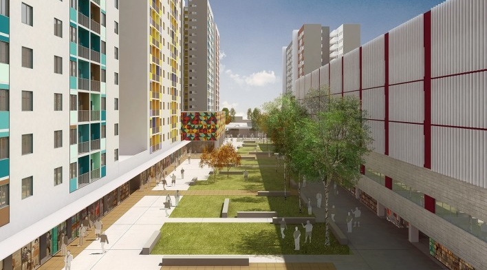 Complexo habitacional e cultural Júlio Prestes, São Paulo, arquitetos Mario Biselli e Arthur Katchborian