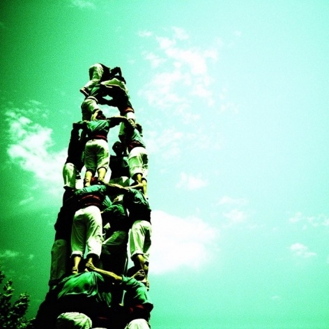 Castellers de Mataró, tradição catalã de castelos humanos<br />Foto Flávio Coddou 
