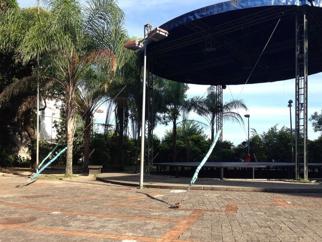 Parque das Ruínas, Espaço para atividades efêmeras<br />Foto Gustavo Henrique Campos de Faria, 2016 