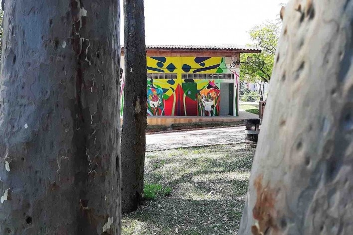 Readequação do Parque Municipal Raul Seixas, São Paulo SP Brasil, 2019. Secretaria do Verde e Meio Ambiente – Departamento de Implantação, Projetos e Obras/ Secretaria Municipal da Pessoa com Deficiência<br />Foto Leon Rodrigues  [Secom]