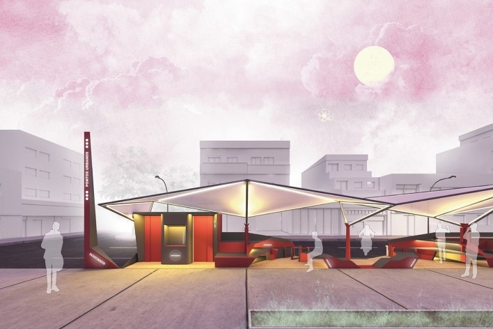 Pontos urbanos, São Paulo SP, 2021. Arquitetos Fábio Alberto Alzate Martinez e Bruno Roberto Padovano<br />Imagem divulgação  [Acervo dos arquitetos]