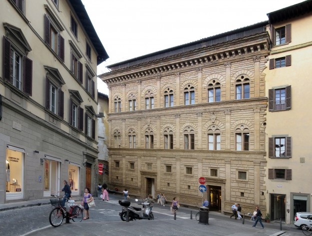 Palazzo Rucellai, Firenze, 1455, arquiteto Leon Battista Alberti<br />Foto Victor Hugo Mori 