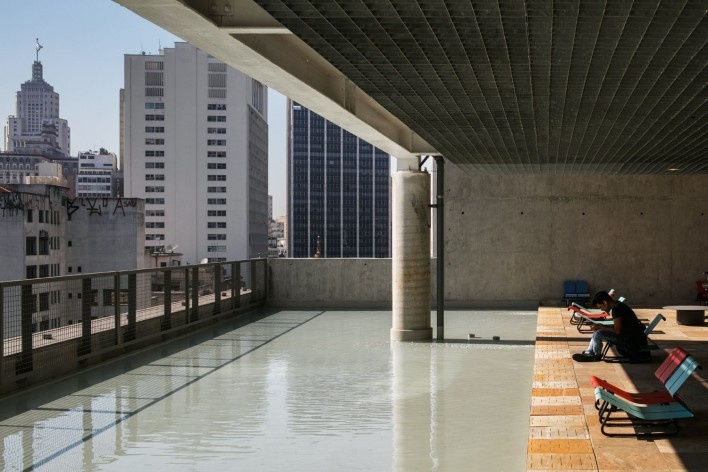 Sesc 24 de Maio, Paulo Mendes da Rocha + MMBB Arquitetos, São Paulo <br />Foto Nelson Kon 