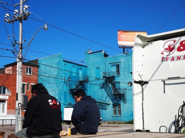 Toronto, Caminhada Guiada “Revitalization or displacement? A critical look at the idea of mixed neighbourhoods”<br />Foto Denise Fernandes Geribello 