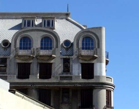 Arquitetura expressionista<br />Foto Valdir Zwetsch 