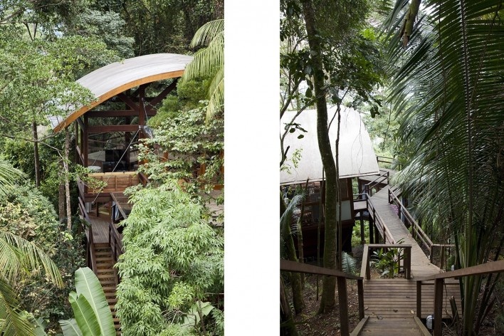 Casa do Felix, Praia do Felix, Ubatuba SP, arquiteto Silvio Sant’Anna<br />Foto Fran Parente 