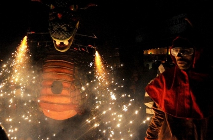 La fiesta de La Mercè, Barcelona, 2009<br />Foto Rodrigo Stocco 