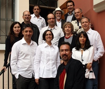 Grupo brasileiro, com Diego Oleas à frente<br />Foto Silvana Romano Santos 