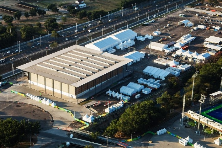 Arena da Juventude, Parque Olímpico de Deodoro, Rio de Janeiro, RJ, Escritório Vigliecca & Associados<br />Foto Renato Sette Camara 