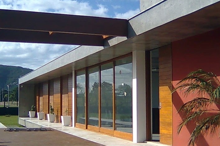 Casa JRV, 2008. Otra Arquitetura. Florianópolis, Brasil<br />Foto Guilherme Zamboni Ferreira 