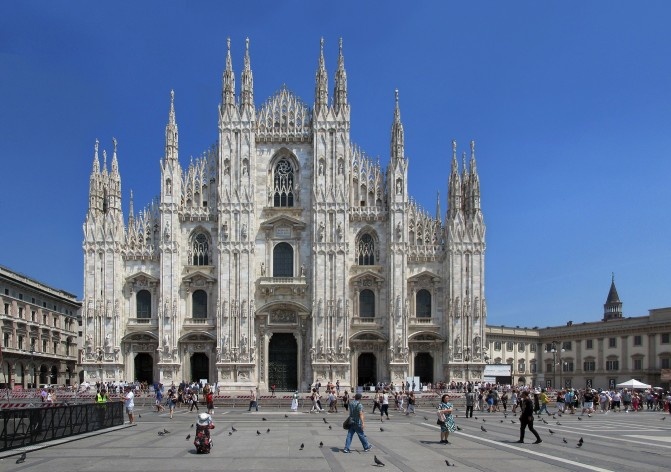 Duomo, Milão<br />Foto Victor Hugo Mori 