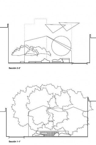 Sección. Plaza 2, Plaça del Molí. Carlos J. Gómez y Eva M. Álvarez. 2009<br />divulgación 