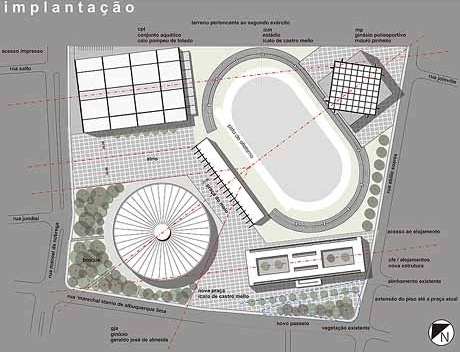 Implantação<br />Imagem dos autores do projeto 