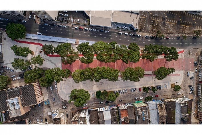 Requalificação urbanística da praça Marechal Deodoro, Salvador BA Brasil, 2020. Arquiteto Adriano Mascarenhas (autor) / Sotero Arquitetos<br />Foto Tarso Figueira, 2020 