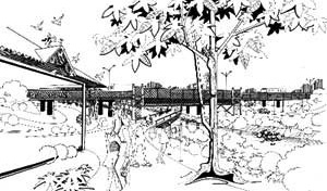 Perspectiva Ponte dos Bilhares - história e simbolismo<br />Imagens dos autores do projeto 