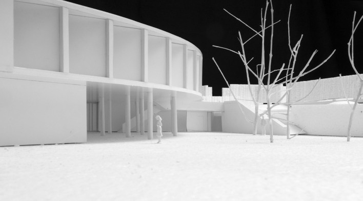 Maquete de trabalho<br />Foto Laura Castro Caldas & Paulo Cintra 