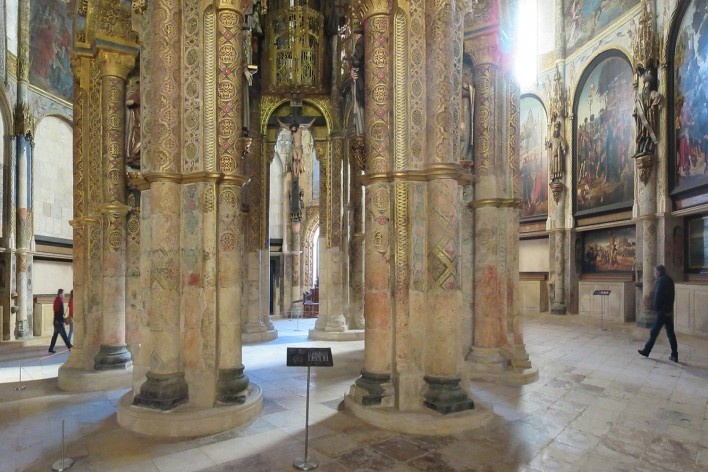 Charola Templária no Convento de Cristo em Tomar, Portugal<br />Fotomontagem Victor Hugo Mori, 2016 