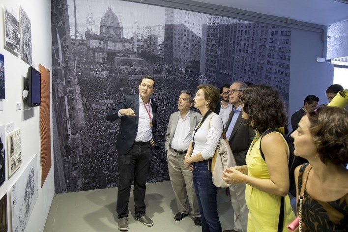 Washington Fajardo, curador, apresenta mostra brasileira para o arquiteto Paulo Mendes da Rocha, ganhador do Leão de Ouro da Bienal de Veneza 2016<br />Foto Flavio Coddou 