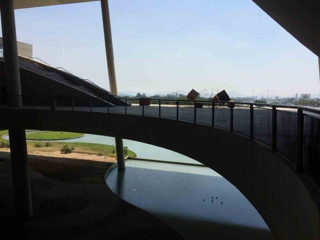 Cidade das Artes, Rio de Janeiro. Arquiteto Christian de Portzamparc<br />Foto Abilio Guerra 