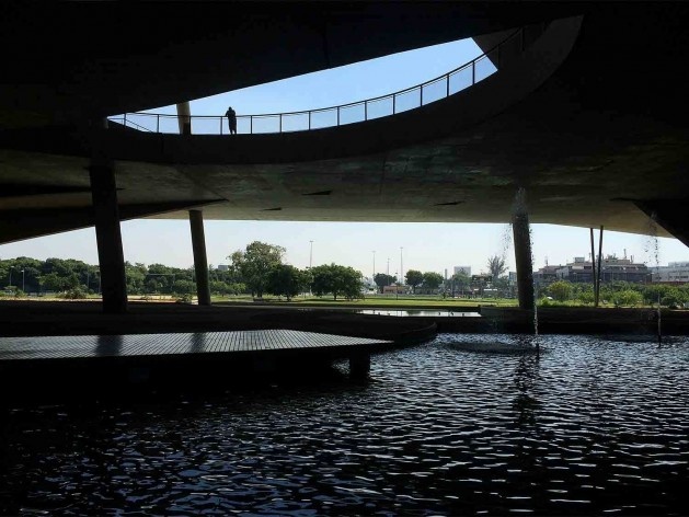 Cidade das Artes, Rio de Janeiro. Arquiteto Christian de Portzamparc<br />Foto Abilio Guerra 