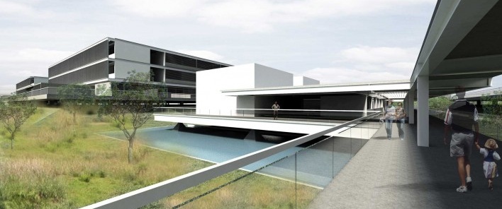 Sistema Fecomércio‐RS, vista da Creche. Guilherme Mendes Lima e equipe, menção honrosa, 2011