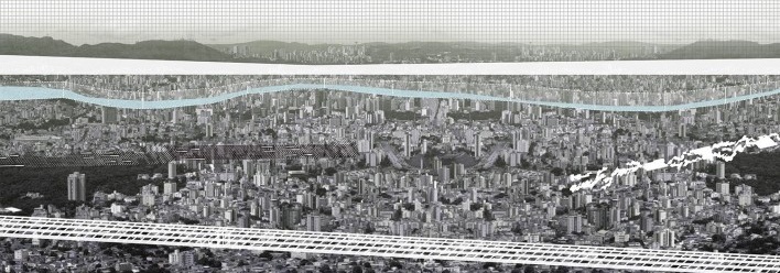 A cidade de Muur<br />Desenho de autoria de Aline de Camargo Barros  [Acervo pessoal]