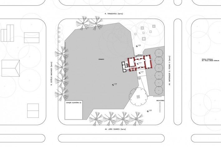 Implantação<br />Desenho Centro Arquitetura 