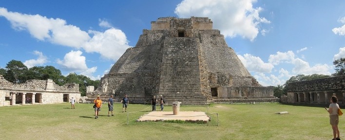 Uxmal, Pirâmide do Mágico, México<br />Foto Victor Hugo Mori 