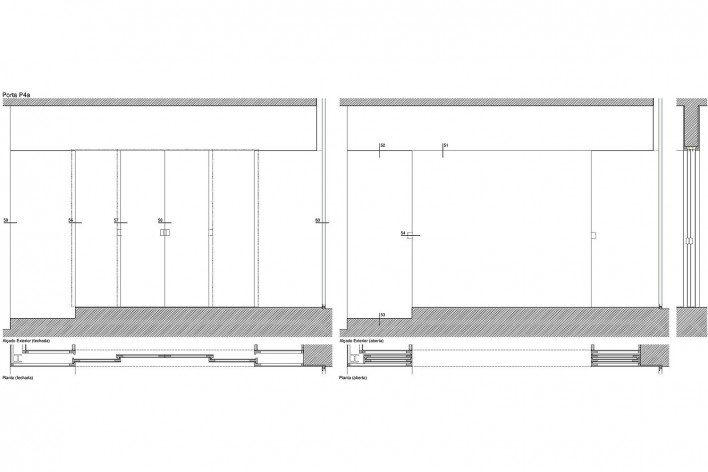 Casa na Cruz de Oliveira, desenho de esquadrias, 1ª fase, Benedita, Portugal. Arquiteto Pedro Fonseca Jorge<br />Imagem divulgação 