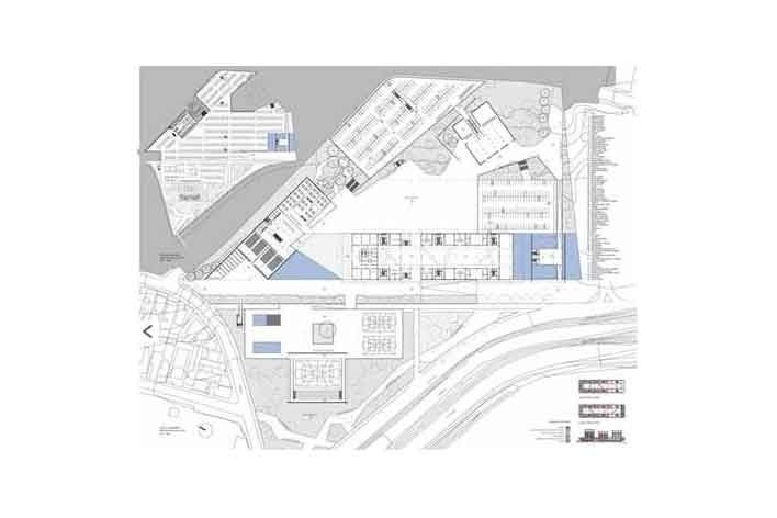 Planta nível 750,5m<br />Imagem dos autores do projeto 
