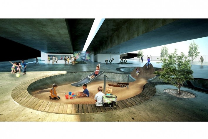 Perspectiva - Viaduto Cinquenta e Dois