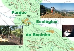 Parque Ecológico da Rocinha – perspectivas de decks mirantes e ponte pênsil<br />Imagem do autor do projeto 
